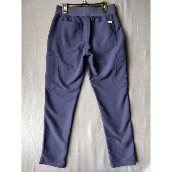 Figs Scrub Pants Womens XS Blue Yola Cargo Ankle Slit W2SW2023‎ Technical - Picture 6 of 10
